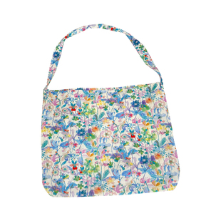 枝悟自制 法式利伯缇碎花单肩包 南法风斜挎包翡翠湾自由文艺布包