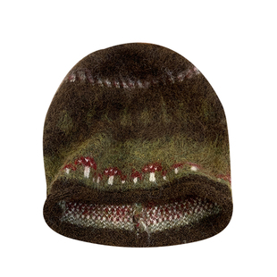 费尔岛卷边复古堆堆帽女秋冬2026新款保暖冷帽护耳慵懒风包头帽子