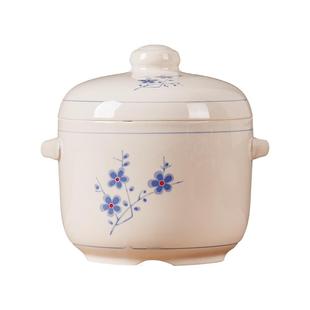 闽南溢汤炖盅隔水炖家用陶瓷炖罐内胆带盖免过滤鸭汤鸡汤汤盅专用