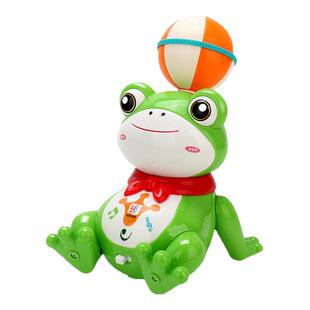 儿童男宝宝6-12个月以上益智顶球旋转青蛙0一2-3岁5声光女孩玩具4