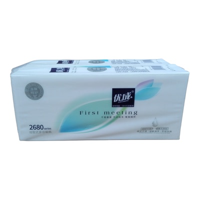 优成抽纸底部抽原生木浆1960张