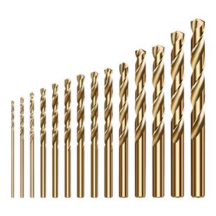 麻花钻头高强度手电钻打孔钢铁不锈钢打孔小号加长直柄麻花钻套装