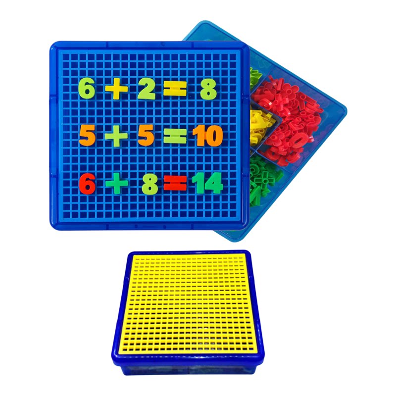 幼儿园大班益智数字认知拼盘玩具