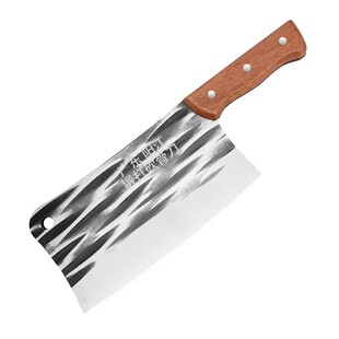 龙泉锻打砍骨刀厨房高硬度斩骨刀家用大骨刀商用重型加厚剁骨坎刀