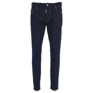 DSQUARED2 D2次方 男士原色修身时尚长裤牛仔裤 S74LB1425 S30664