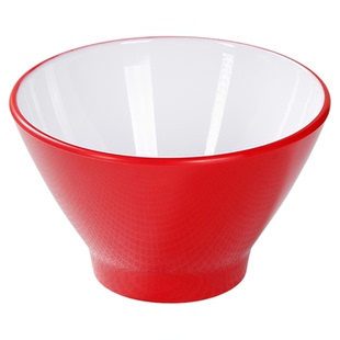 糖水碗密胺仿瓷塑料商用餐具高脚斗笠碗西米露芋圆仙草水果冰粉碗