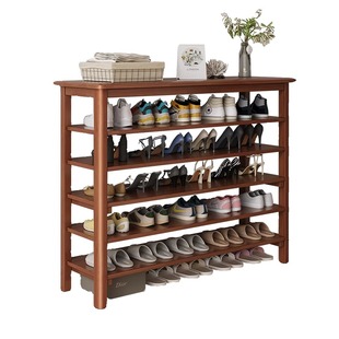 全实木换鞋架进门口多层鞋凳鞋柜一体入户门家用大容量入门鞋架子