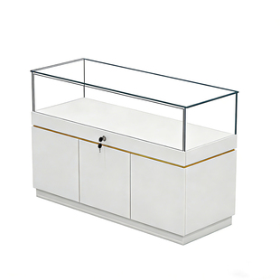 商场展厅玻璃展示柜博物馆文物样品陈列柜珠宝化妆品首饰玉石柜台