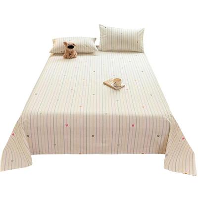 A类100%全棉磨毛印花床单