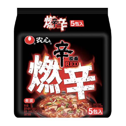 农心三倍辣 燃 辛拉面速食 泡面 辣汤面方便面