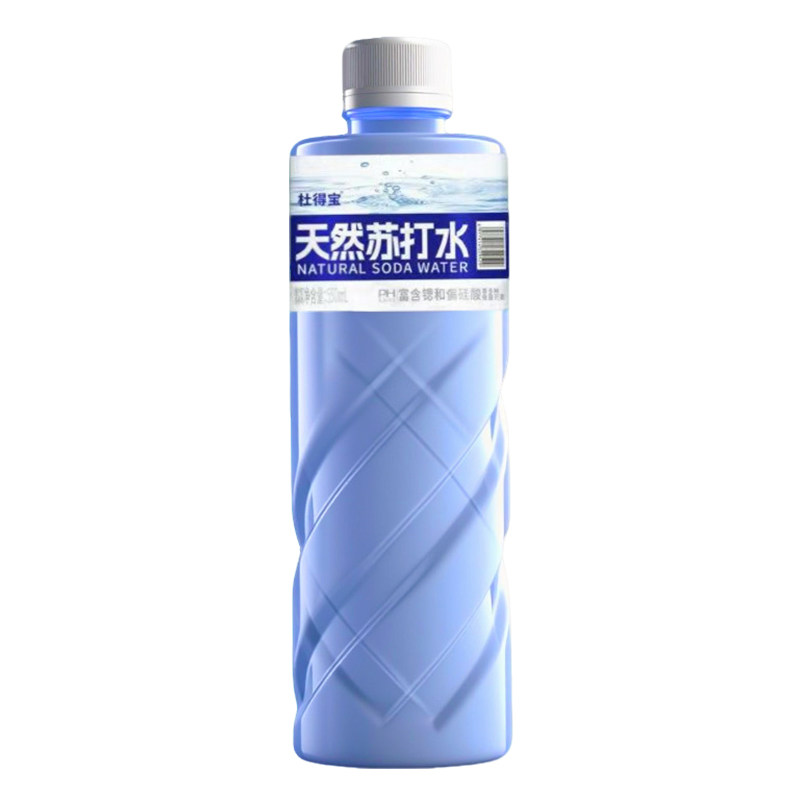 杜得宝天然苏打水整箱550ml*24瓶无糖弱碱性含矿物质健康饮用水