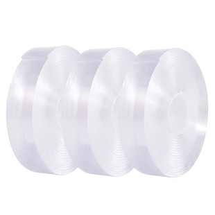 太力纳米双面胶高粘度强力春联对联胶无痕双面贴固定墙面超强防水车用粘胶透明胶带强力粘双面不留痕胶贴胶布