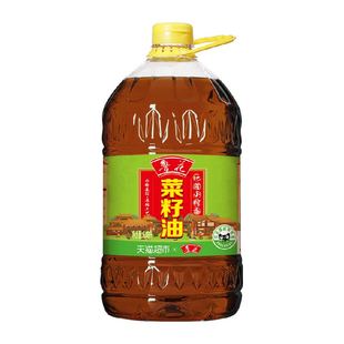 鲁花地道小榨香菜籽油6.08L厨房食用油物理压榨非转基因