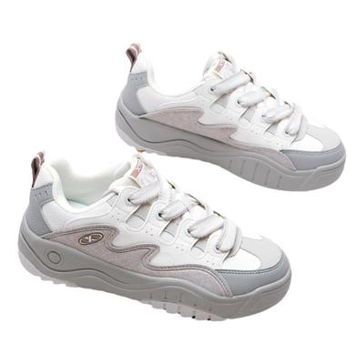 特步板鞋女款低帮百搭运动休闲鞋