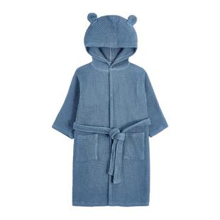 三利儿童浴袍男童吸水速干纯棉男女童睡袍浴衣游泳浴巾斗篷四季