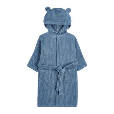 三利纯棉儿童浴袍游泳专用