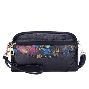 手机斜挎包2026新款中老年女士手机零钱包复古单肩斜挎软皮小包包