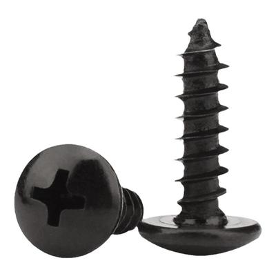 黑色304不锈钢十字大扁头自攻钉