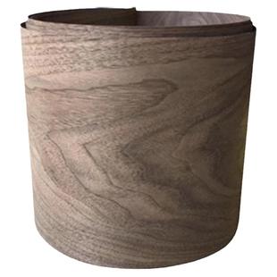 0.5mm厚木皮天然胡桃木皮黑胡桃实木皮手工diy木片音箱贴皮家具皮