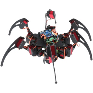 HEXAPODS六足机器人 蜘蛛爬行机器人 PS2控制25KG金属舵机 送资料