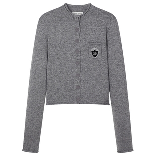 【赵露思同款】TeenieWeenie小熊冬季短款毛衣开衫毛针织衫外套女