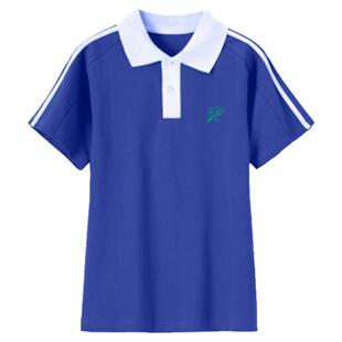 深圳校服莎小学男生臣夏季运动服蓝色豹短裤短袖纯棉速干衣冰凉感