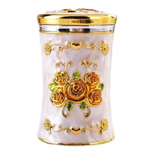 欧式牙签盒家用茶几创意时尚牙签桶酒店餐厅高档牙签罐牙签收纳筒