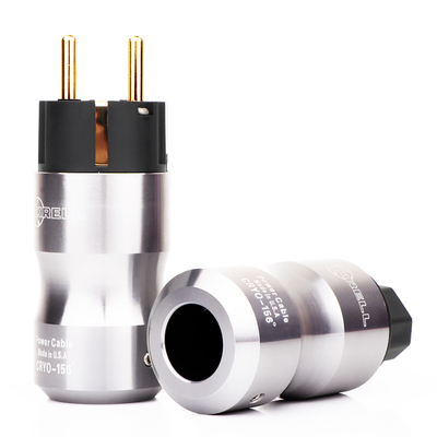 原装美国KRELL奇力二代 K佬 金属镀金冷冻插头 发烧美标电源插头