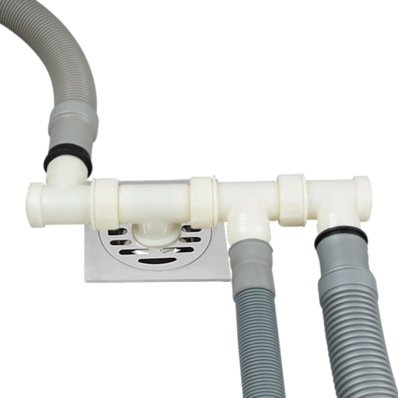 洗衣机地漏专用接头排水管下水管道三头通四头通五两用防臭多功能