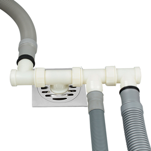 洗衣机地漏专用接头排水管下水管道三头通四头通五两用防臭多功能