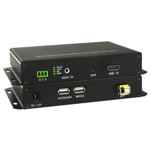 捷幂 hdmi光端机 usb高清光线延长器广播级1路USB光端机同轴高清非压缩无损hdmi光纤延长器LED屏投影视频会议