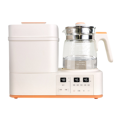 【全玻璃0胶水】消毒烘干泡奶机