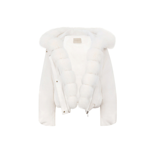 POET WONG【与冬约】年度重磅 奢牌进口面料90白鹅绒服派克羽绒服