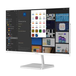 SANC盛色 一体机电脑23.8英寸2K高清硬件低蓝光护眼学习网课游戏高配27企业办公 超薄微边 直播台式整机