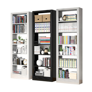 加厚书店书架学校图书馆阅览室书柜钢制钢架家用商用置物书架子