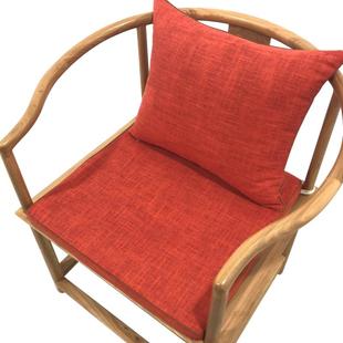 中式古典红木沙发垫罗汉床坐垫实木家具圈椅垫加厚海绵座靠垫定做