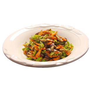 掌中勺湖南特色菜焦香小鱼虾酒店半成品私房菜湘味150g小炒食材