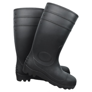 防砸防刺劳保雨鞋钢头劳保水鞋男工地防滑高筒雨靴隧道施工厚耐磨