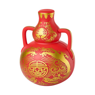 中国国家博物馆福禄寿喜不倒翁创意葫芦国风精致桌面中式摆件礼物