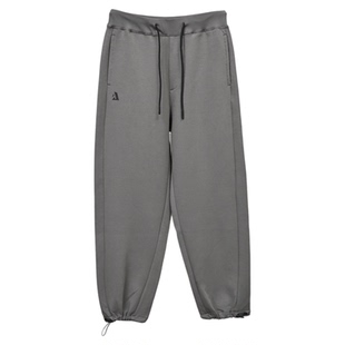 小码男女ABLE JEANS春秋空气棉男士卫裤松紧腰针织休闲束脚裤运动