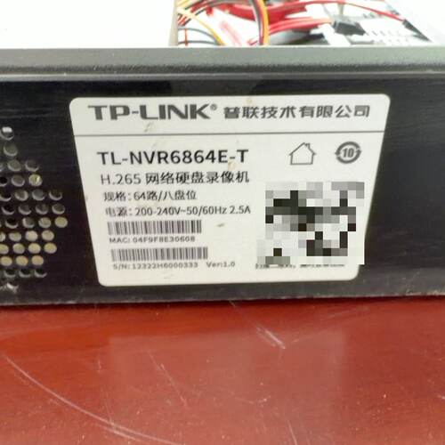 【请询价】TP-LINK TL-NVR6864E-T录像机，拆机件，功