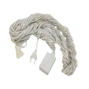 led流水瀑布灯户外庭院公园挂树灯串防水彩色闪灯卧室浪漫装饰灯