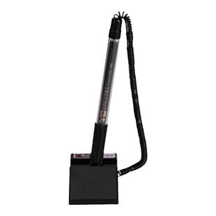 金万年台笔粘桌带线中性笔防盗柜台笔带绳签字笔银行吧台弹性绳子笔桌台笔办公桌专用笔办公室台式笔座固定笔