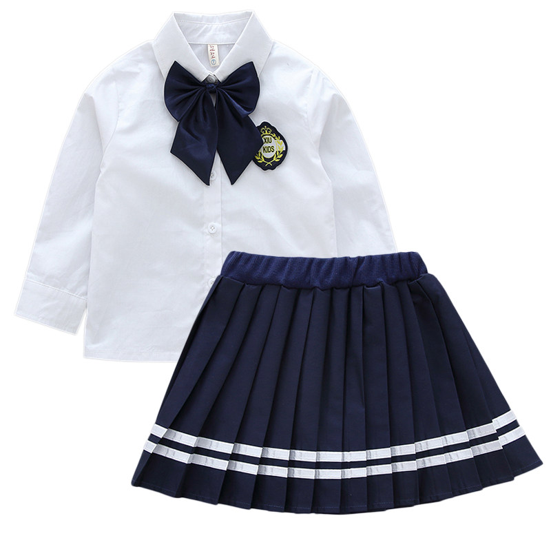 男女童校服套装春秋季儿童衬衫幼儿园园服演出服英伦风小学生班服