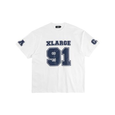 XLARGE美式复古圆领印花短袖T恤