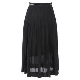 JAN AN NO 简爱诺优雅气质中长款百褶针织半身裙秋冬季J2110052DQ