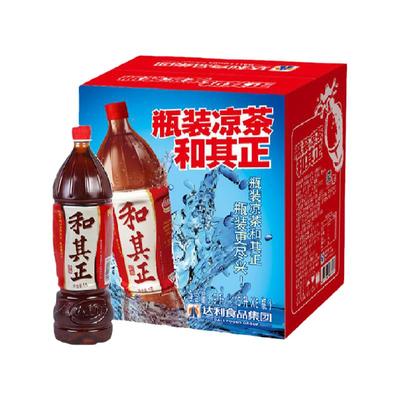 和其正凉茶饮料夏季草本植物饮料1.5L*6大瓶整箱火锅搭档饮品