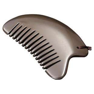 玄黄砭石梳子经络按摩梳面部头皮头疗梳工具官方旗舰店刮痧板正品