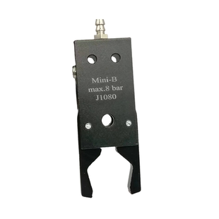 机械手夹具J1080迷你气动水口夹带硅胶圆弧V型夹子气缸机配件大全