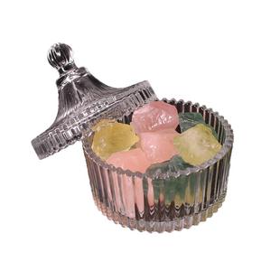 天然招财水晶石原石消磁碗盒黄水晶原矿石聚宝盆摆件扩香石收纳盒